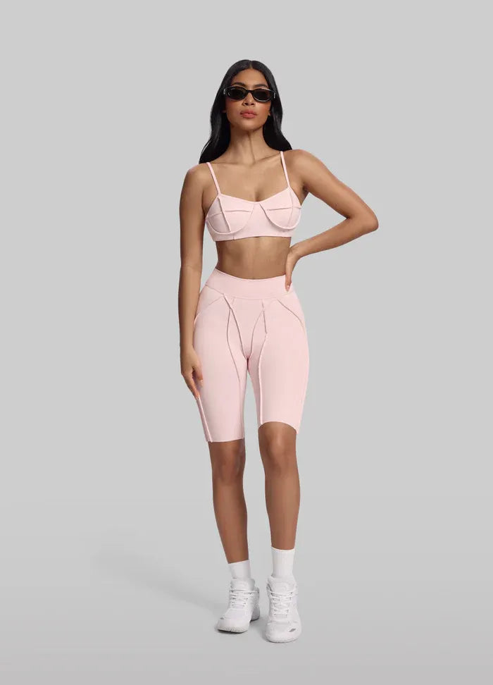 Naadloze yogabroek sport fitness hoge taille nauwsluitend heupliftend sneldrogende korte broek workout sportschool yogabroek voor dames